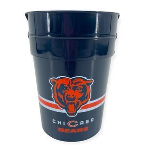 NFL Chicago Bears Logo Team Spirit 2-Pack Navy Plastic Drinking Cups 25 fl oz